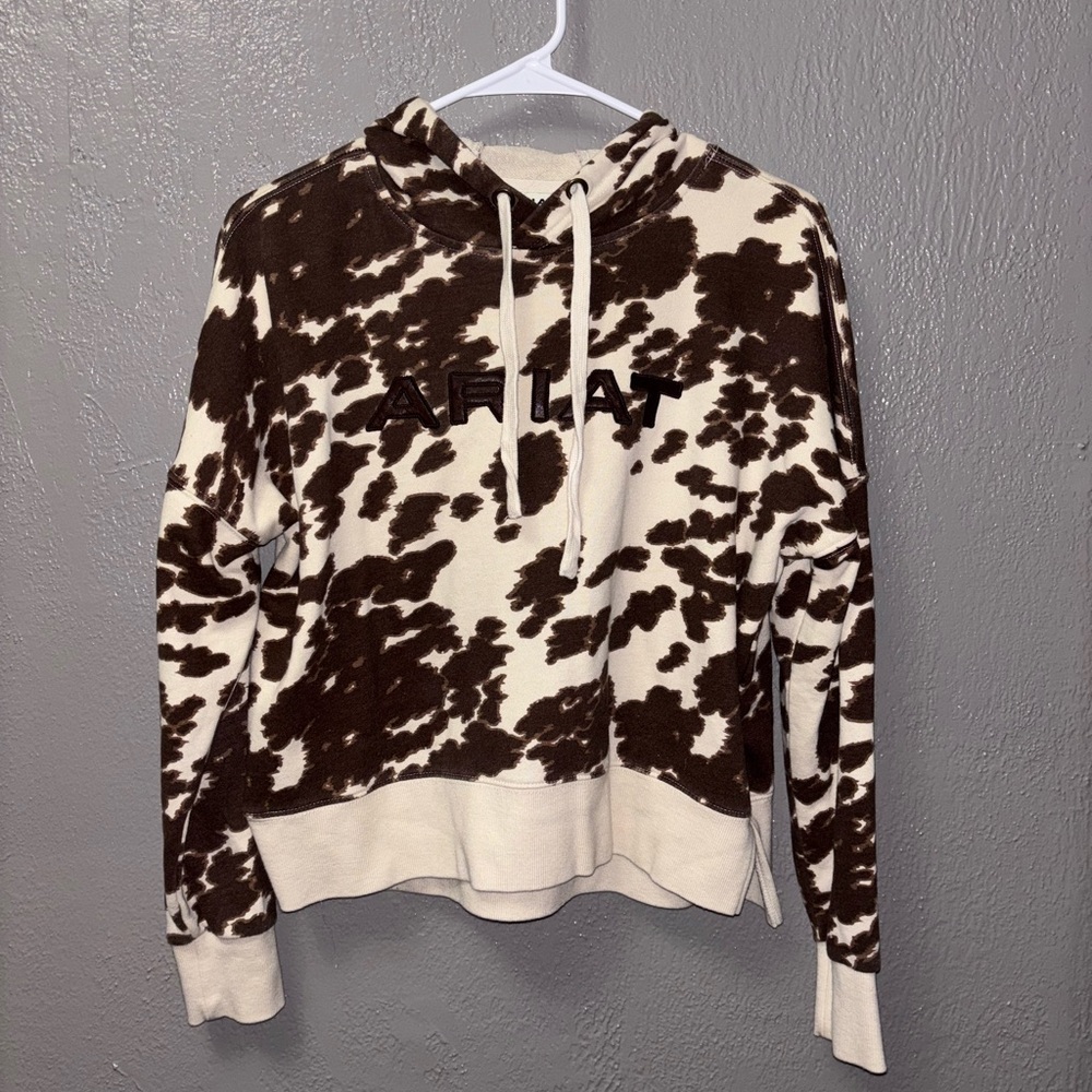 Ariat Cow Print Patterned Hoodie